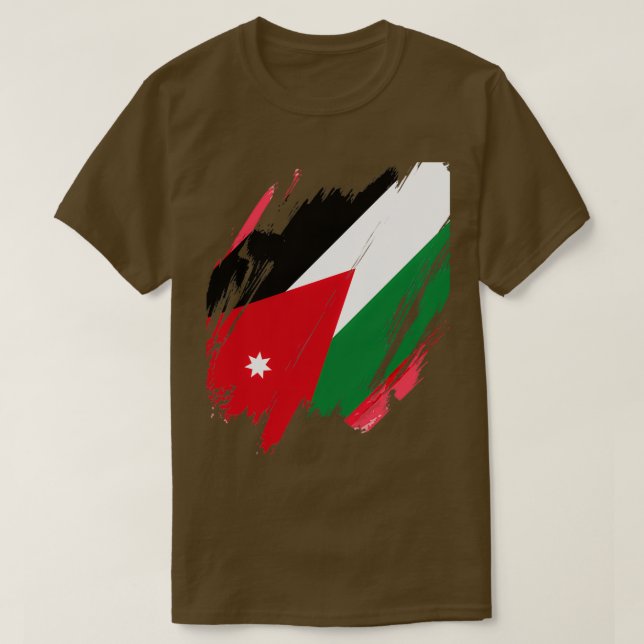 Camiseta Reino Hachemita de Jordania (Diseño del anverso)