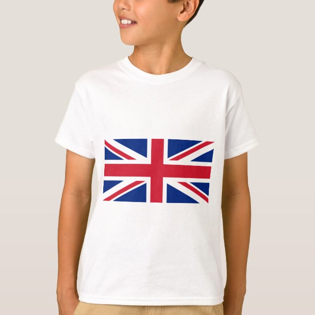 Camiseta Reino Unido (Bandera Británica) (Union Jack) (Rein (Anverso)