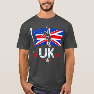 Camiseta Reino Unido con bandera inglesa Gimnasia reino uni