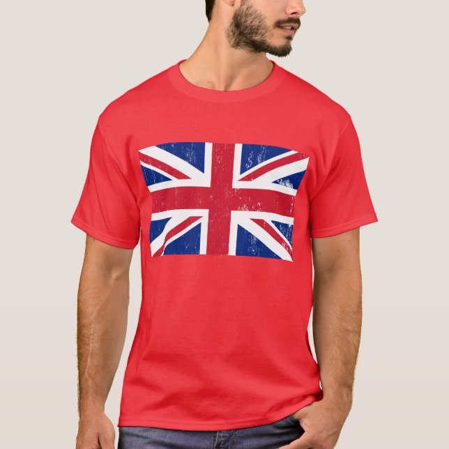 Camiseta Reino Unido Gran Bretaña e Inglaterra Bandera ingl (Anverso)