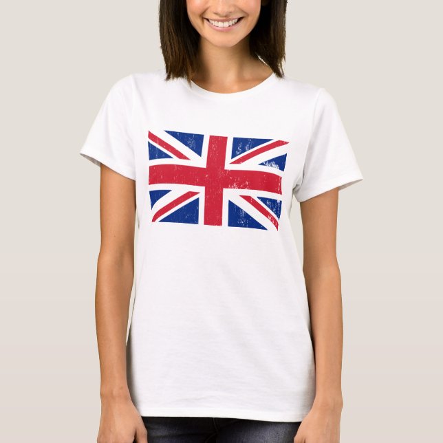 Camiseta Reino Unido Gran Bretaña e Inglaterra Bandera ingl (Anverso)