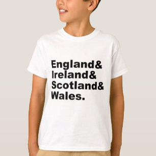 Camiseta Reino Unido   Inglaterra Irlanda Escocia Gales