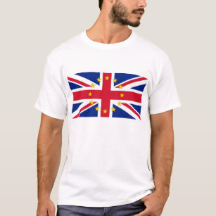 Camiseta Reino Unido - UE - Permanecer - Bandera Jack de la