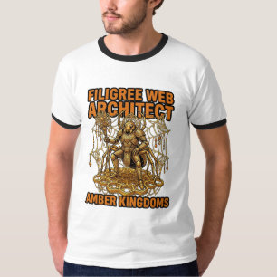 Camiseta Reinos de ámbar arquitecto de red de filigrana