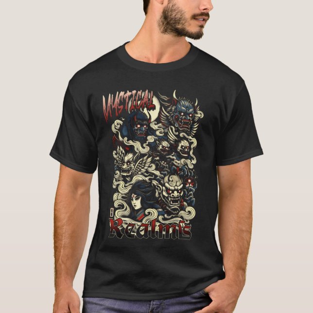 Camiseta "Reinos místicos: Un viaje en Yokai" (Anverso)