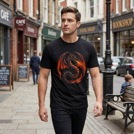 Camiseta Reinos míticos Furia del dragón