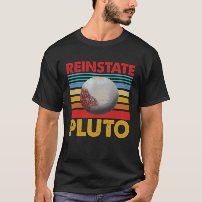 Camiseta Reinstaurar Pluto Women Pluto Planet Solar System  (Anverso)