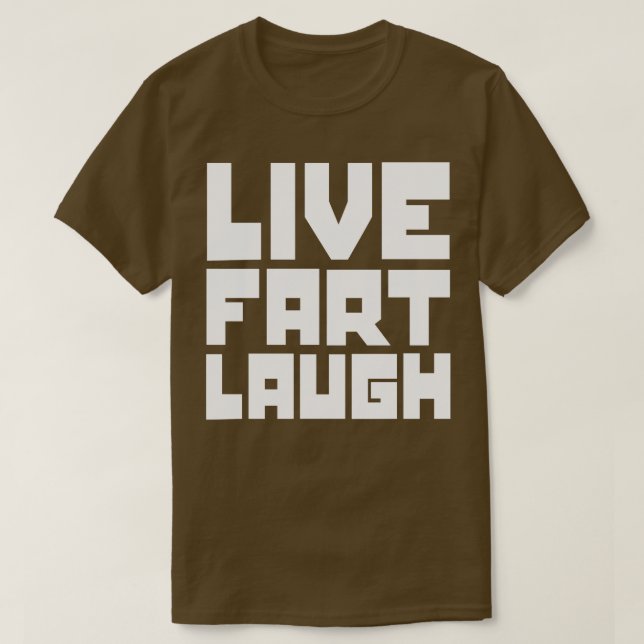 Camiseta Reír en vivo (Diseño del anverso)