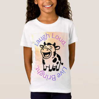 Camiseta Reír Fuerte, Vivir Brillante