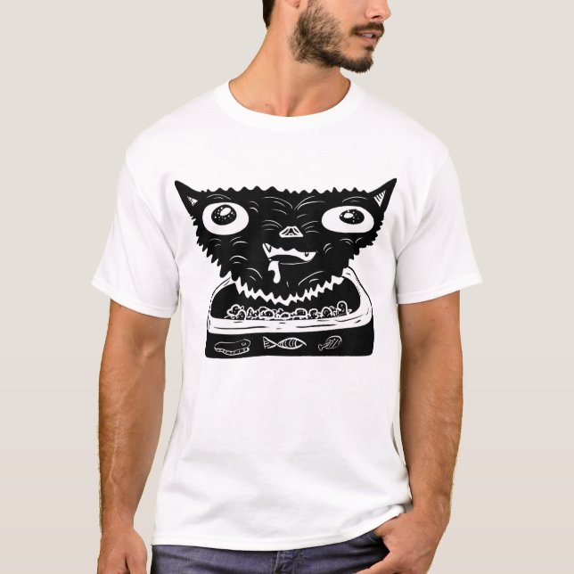 Camiseta Reject cynicism cat (Anverso)