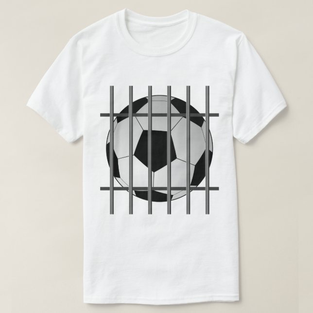 Camiseta Rejilla de Balón de Fútbol (Diseño del anverso)
