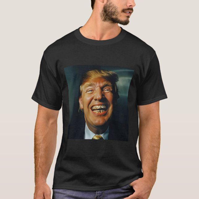 Camiseta Rejilla de Trump (Anverso)
