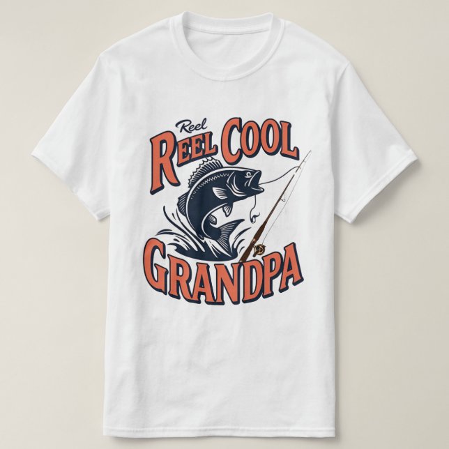 Camiseta Rel Guay Grandpa Tee - Regalo de pesca por el Día  (Diseño del anverso)