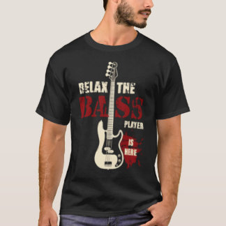 Camiseta Rela el Bajista está Aquí retro
