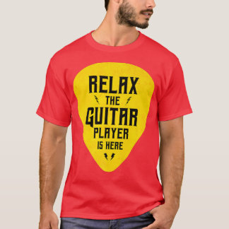 Camiseta Rela El Jugador De Guitarra Está Aquí Funny Premiu