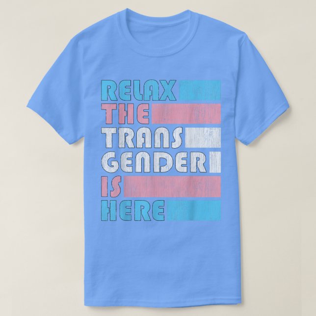 Camiseta Rela Transgender Pin para True Trans Soul  (Diseño del anverso)