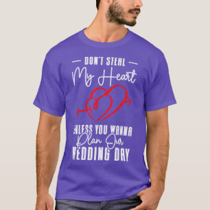 Camiseta Relación Boda de pareja cardíaca Romance citas