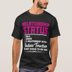 Camiseta Relación Con Un Camionero Esposa Novia 1