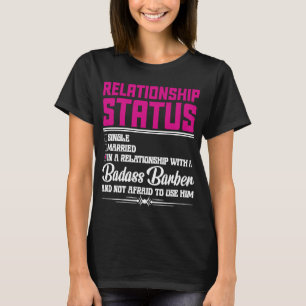Camiseta Relación Con Una Novia Esposa De Barber 1