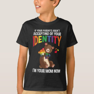 Camiseta Relación de la abrazadera del oso de mamá Color 