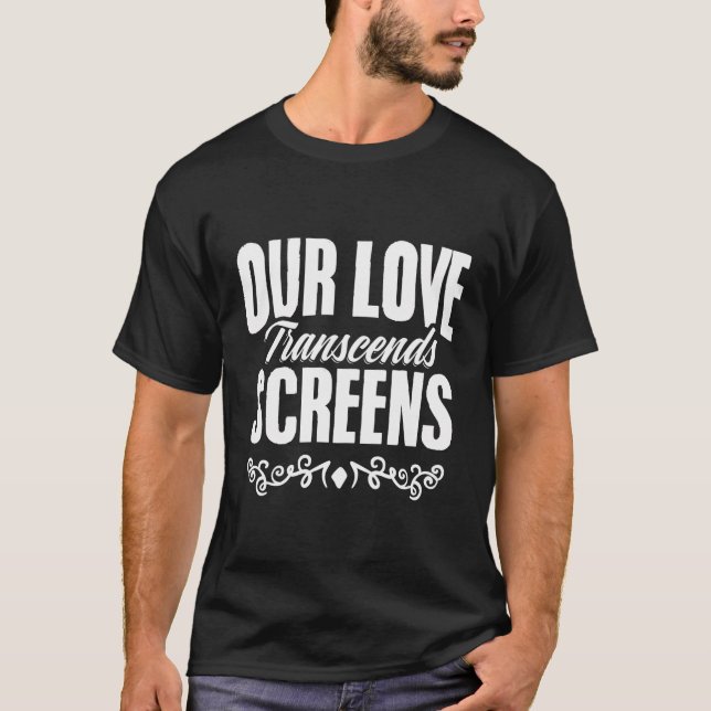 Camiseta Relación de larga distancia de relación en línea C (Anverso)