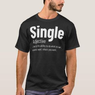 Camiseta Relación de los hombres Sin definición de adjetivo