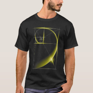 Camiseta Relación de oro de Fibonacci