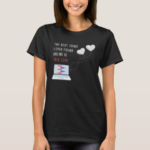 Camiseta Relación de parejas de citas en línea Valentineu20
