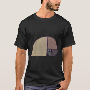 Camiseta Relación dorada Arte espiral Fauvismo espiral fibo