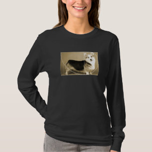 Camiseta Relación dorada Corgi Fibonacci Matemática espiral