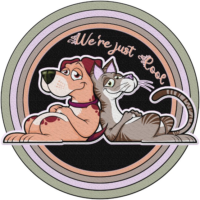 Camiseta Relación entre perros y gatos (Subido por el creador)