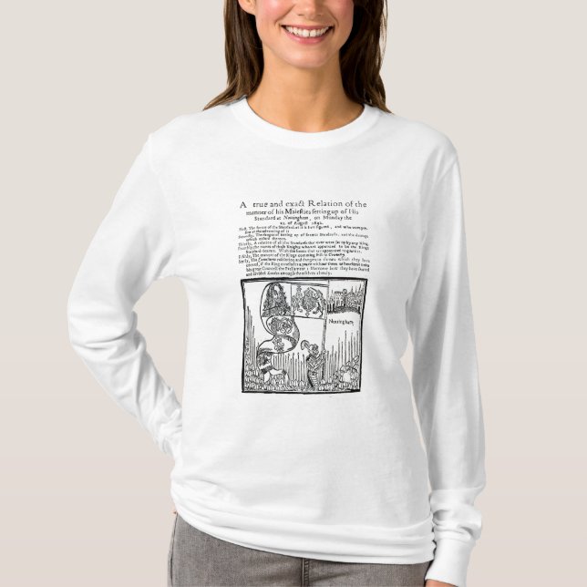 Camiseta Relación verdadera y exacta de la manera de la (Anverso)