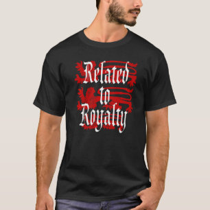 Camiseta Relacionado Con La Genealogía De La Realeza Famili