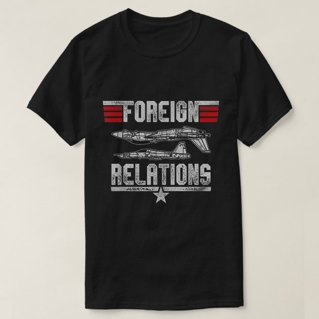 Camiseta Relaciones internacionales (Diseño del anverso)