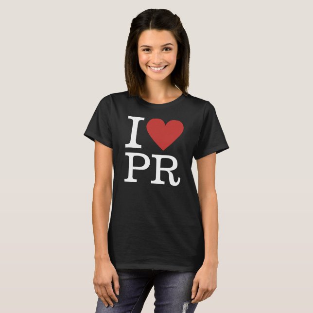 Camiseta ❤️ relaciones públicas para PERSONALIZADOS mujeres (Anverso completo)