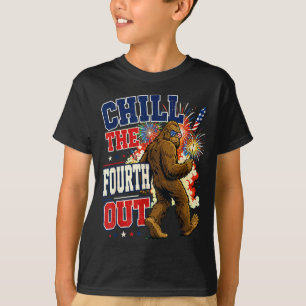 Camiseta Relaja el cuarto de forma divertida bigfoot de cam