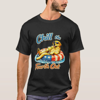 Camiseta Relaja el cuatro de julio divertido amante del per