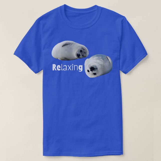 Camiseta Relajación de focas TShirt (Diseño del anverso)