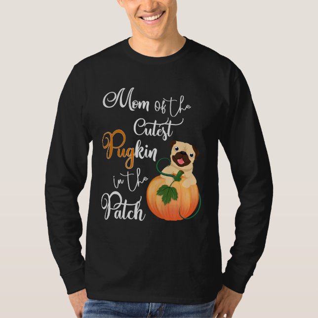 Camiseta Relajación de la mamá Pug de la más guapa PuGkin d (Anverso)