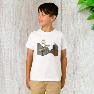 Camiseta Relajación de la televisión de observación de perr