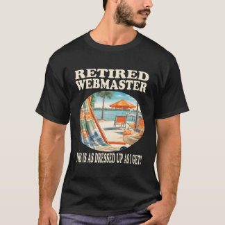 Camiseta Relajación de Webmaster Retirada