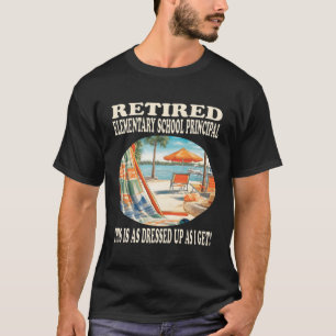 Camiseta Relajación del director de la escuela secundaria j