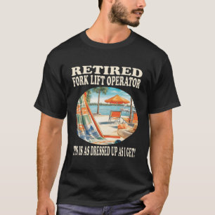 Camiseta Relajación del operador del elevalunas de la horqu