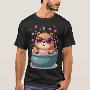 Camiseta Relajación del trabajador estresado Capybara Bañer