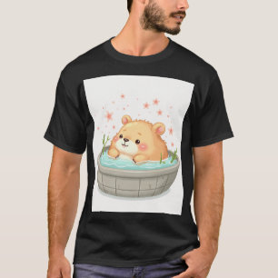 Camiseta Relajación en Bañera de Capibara Vibraciones de De