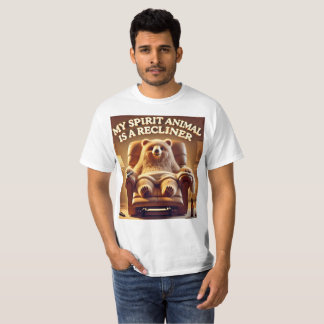 Camiseta Relajación Lover Funny Recliner Diseño Camiseta.
