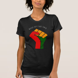 Camiseta relajada de las mujeres despertadas