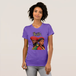 Camiseta relajada King and Queen Unisex
