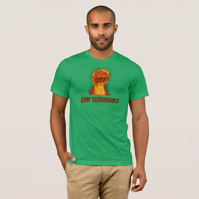 Camiseta relajada para hombres de Rise-Up (Anverso completo)