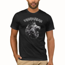 Camiseta relajada para hombres Juda Lion-01